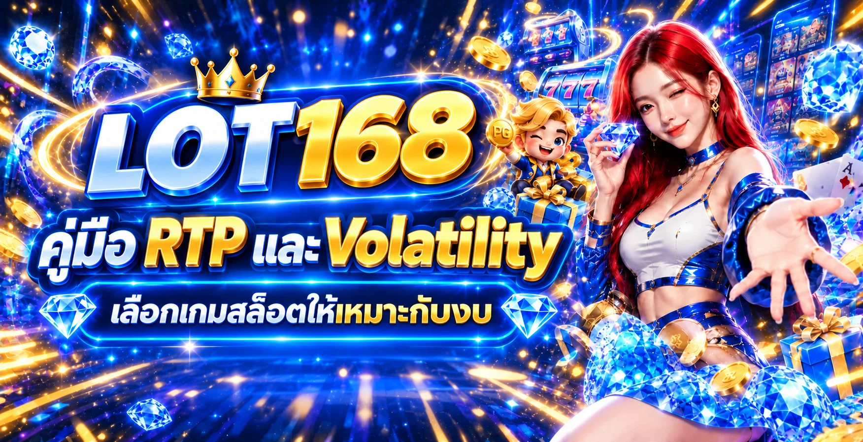 LOT168 คู่มือ RTP และ Volatility สำหรับเกมสล็อต